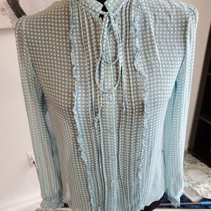 NWOT Polka dot blouse